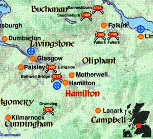 Map of Hamilton